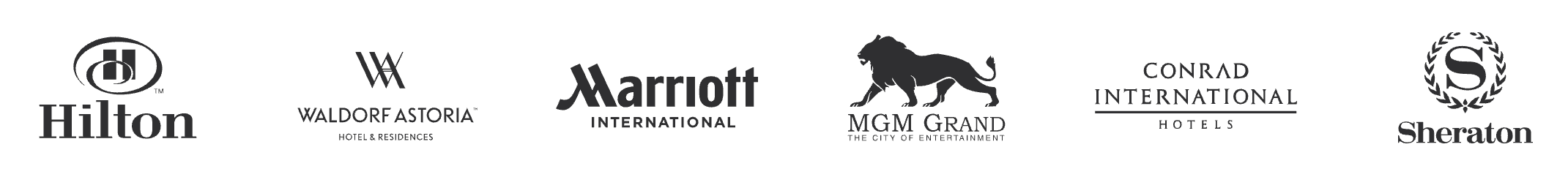 Logos de chaînes hôtelières